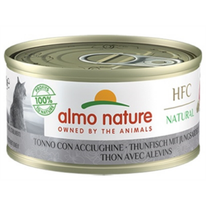 Almo nature cat tonijn / jonge witvis 24x70 gr