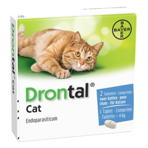 Bayer drontal ontworming kat 2 tabletten