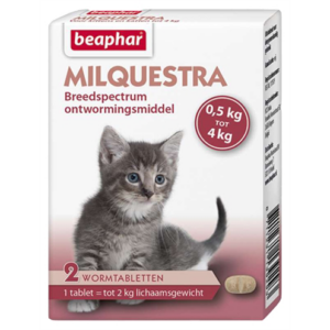 Beaphar milquestra kleine kat / kitten 2 tbl