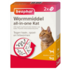 Beaphar wormmiddel all-in-one kat 2 tbl