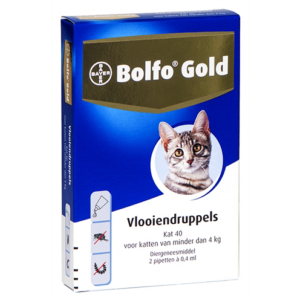 Bolfo gold kat vlooiendruppels 40 2 pipet