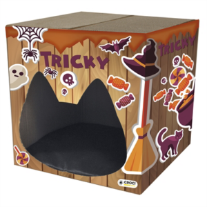 Croci kattenhuis krabhuis halloween tricky hole 40x40x40 cm