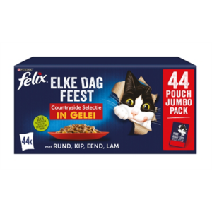 Felix elke dag feest countryside selectie rund / kip / eend / lam 44x85 gr