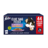 Felix pouch elke dag feest in gelei mix box tonijn / zalm / rund / kip 44x85 gr