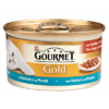 Gourmet gold fijne hapjes zalm / kip 24x85 gr