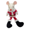 Happy pet santa muis 18x7x4 cm