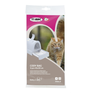 Imac kattenbakzak cody voor kattenbak zuma / 50x36x10 cm 45x30 cm 6 st