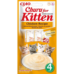 Inaba churu kitten chicken recipe 4x14gr