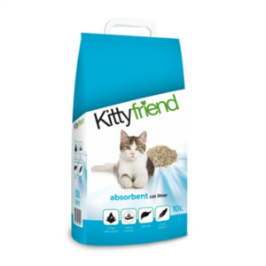 Kitty friend absorbents kattenbakvulling 10 ltr