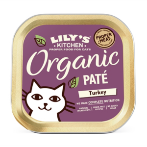 Lily's kitchen cat organic turkey pate 19x85 gr