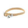 Martin halsband kat elastisch nylon beige 30x1 cm