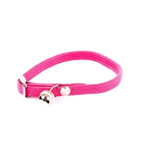 Martin halsband kat elastisch nylon roze 30x1 cm