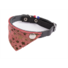 Martin halsband kat miami rood / zwart 30x1 cm