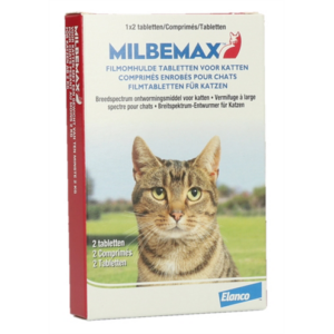 Milbemax kat 2-8 kg 2 tbl