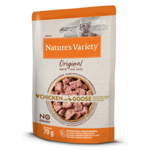 Natures variety original pouch chicken / goose 12x70 gr