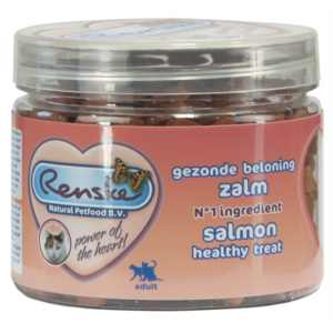 Renske kat gezonde beloning mini hartjes zalm 100 gr