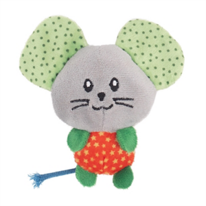 Rosewood little nippers mighty muis met catnip 10,5x10x3,5cm