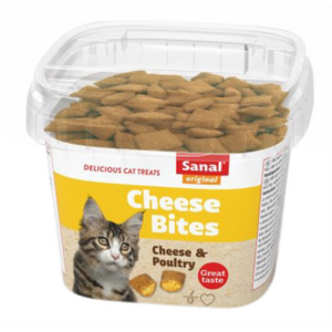 Sanal cat cheese bites cup 75 gr