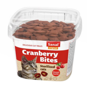 Sanal cat cranberry & chickenbites cup 75 gr