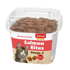 Sanal cat salmon bites cup 75 gr