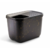 Savic kattenbak hop in marble zwart / goud 58,8x39x39,5 cm