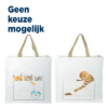 Shoppingbag kiekeboe kat assorti 40x14x40 cm