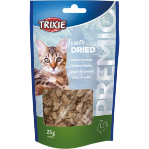 Trixie premio freeze dried kippenharten 25 gr