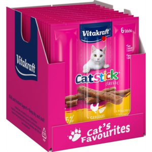 Vitakraft cat-stick mini gevogelte met lever 20x3 st