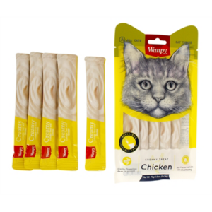 Wanpy creamy lickable treats chicken 14 gr 5 st