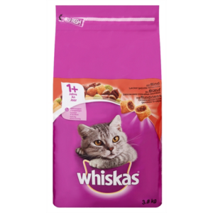 Whiskas droog adult rund 3,8 kg