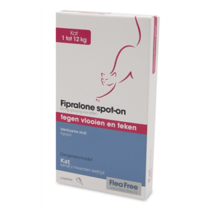 Exil flea free fipralone spot-on kat 3 pipet