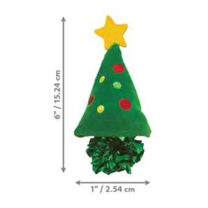 Kong holiday crackles christmas tree 15x9x5,5 cm