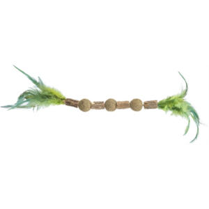 Trixie matatabi ketting catnip voor katten met veren 38 cm