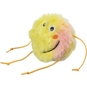 Trixie monster pluche met catnip oranje / geel 10 cm