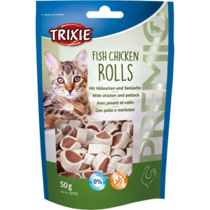 Trixie premio fish chicken rolls 50 gr