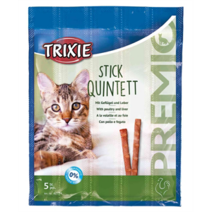 Trixie premio stick quintet gevogelte / lever 24x5x5 gr