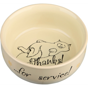 Trixie voerbak thanks for service assorti 15 cm 0,3 ltr