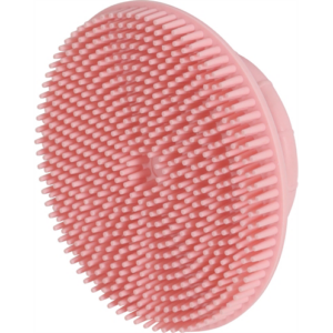 Zolux anah borstel rond rubber roze 7,5x7,5x3 cm