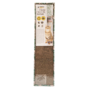 Croci krabplank homedecor textuur bladeren groen 48x12,5x5 cm