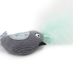 Jolly moggy vogel met catnip dierengeluid 12 cm