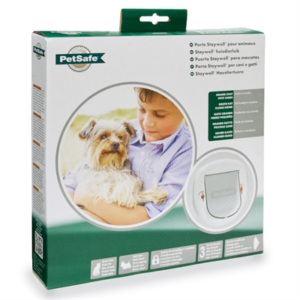 Petsafe kattenluikje grote kat / kleine hond 4 standen wit 280