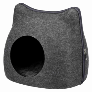 Trixie relax iglo kat vilt grijs 38x37x35 cm