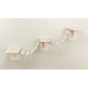 Trixie klim / klauterladder wand wit 150x30 cm