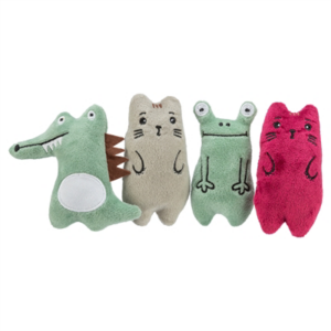 Trixie dieren pluche met catnip assorti 11 cm